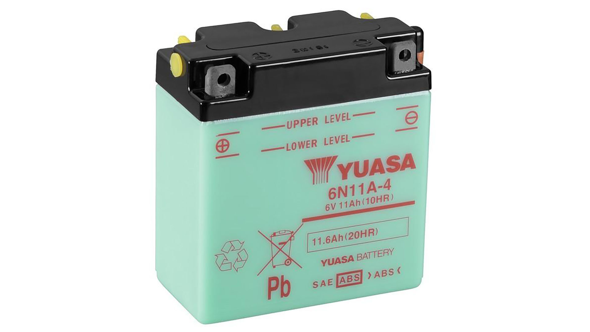  6N11A-4 (DC) 6V Yuasa Conventional Battery 